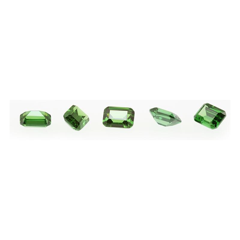 Zelené kubické zirkony smaragdové dr515