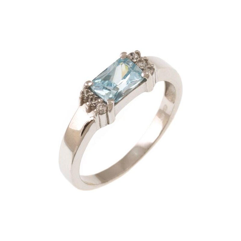a-diamond.eu jewels s.r.o. (CZ) Prstýnek stříbrný světle modrý spd173