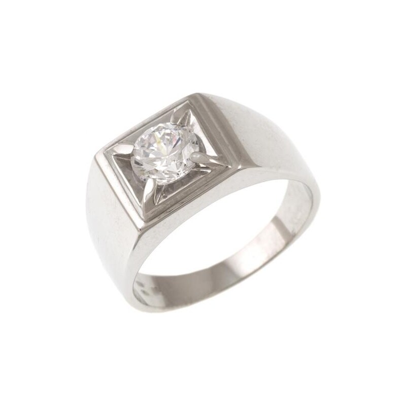 a-diamond.eu jewels s.r.o. (CZ) Prsten pánský stříbrný briliant spp190