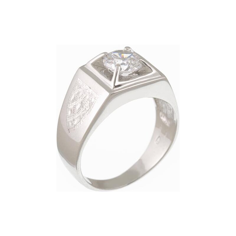 a-diamond.eu jewels s.r.o. (CZ) Prsten pánský stříbrný briliant spp191