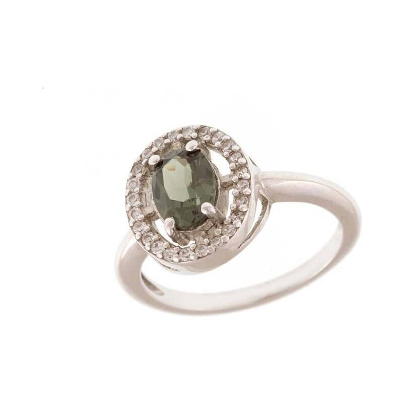 a-diamond.eu jewels s.r.o. (CZ) Prstýnek stříbrný zelený spd221
