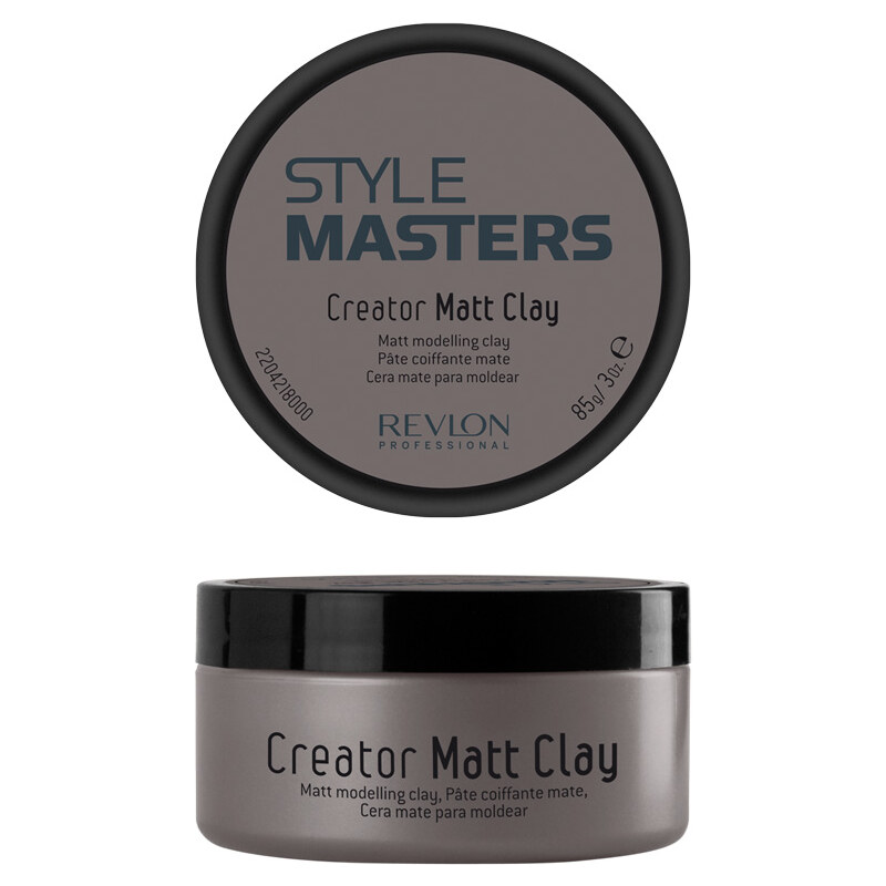 Revlon Professional STYLE MASTERS Creator Matt Clay – silně tužicí vosk s matným efektem 80g