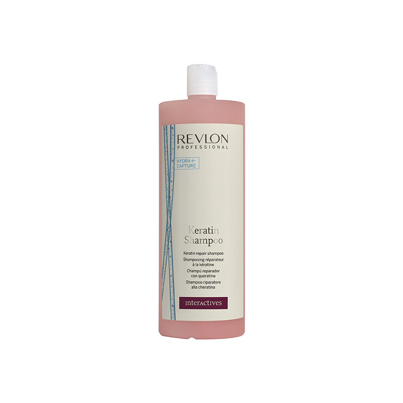 Revlon Professional INTERACTIVES Keratin Shampoo - regenerační šampon s keratinem pro jemné vlasy 1250ml