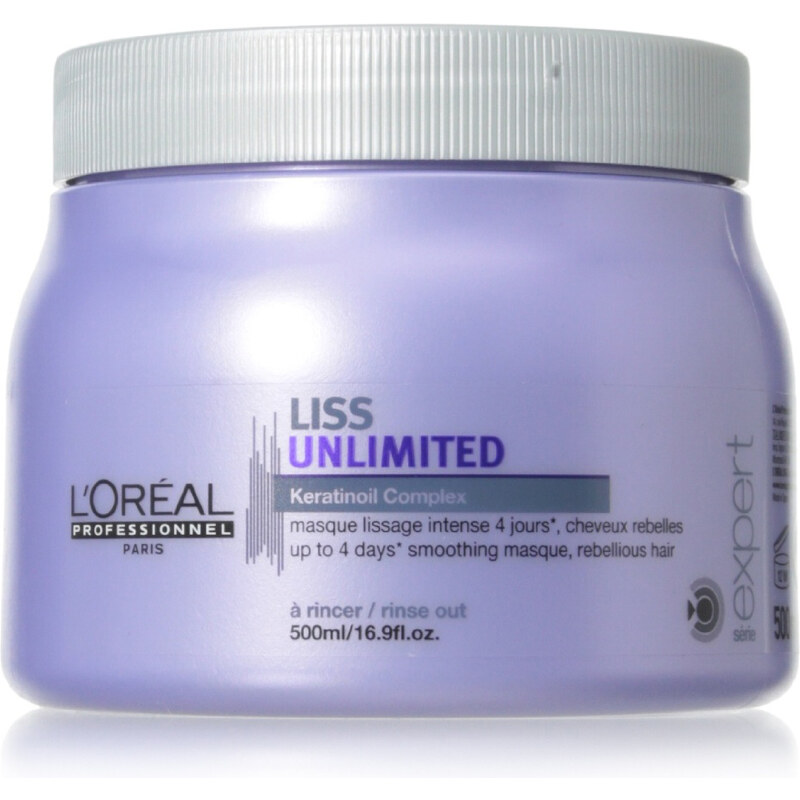 Loréal Professionnel Loréal EXPERT Liss Unlimited Mask - maska na vlasy pro nepoddajné a krepatějící se vlasy 500ml
