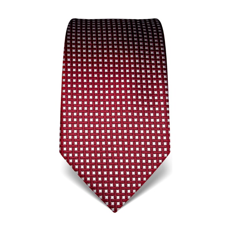 Elegantní kravata Vincenzo Boretti 21990 - červený čtvereček