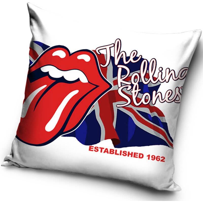The Roling Stones Plyšový polštářek Rolling Stones Flag