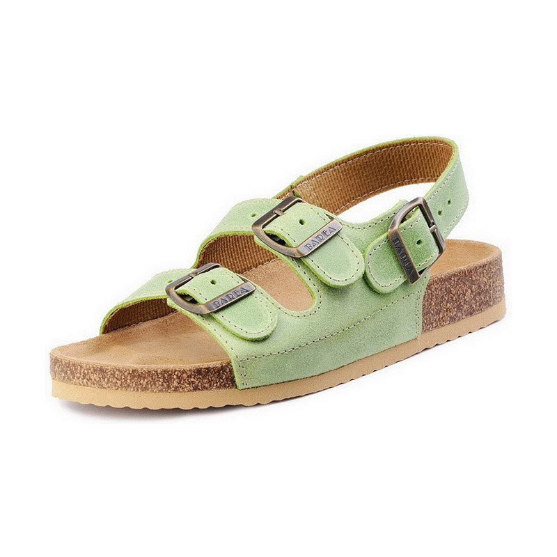 Barea Dětské zelené sandály 008462