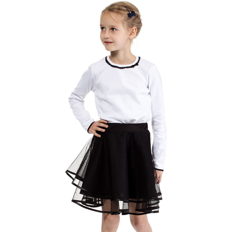KIDIN Dětská černá sukně KI003