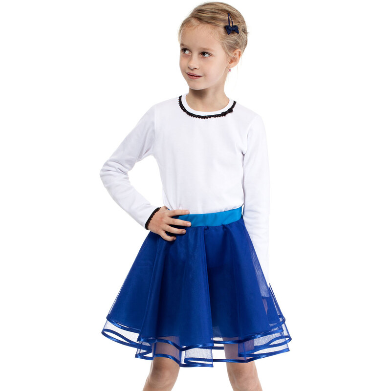 KIDIN Dětská tmavě modrá sukně KI003