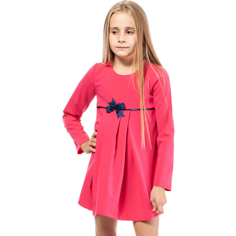 KIDIN Dětské růžové šaty KI014