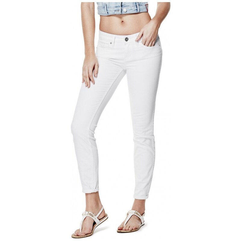 GUESS Dámské džíny Cindy Power Skinny Jeans - true white