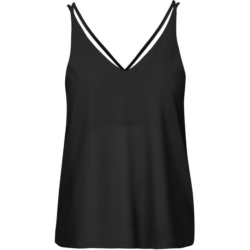 Topshop Double Strap V-Front Cami