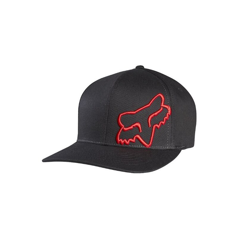 Kšiltovka Fox Flex 45 flexfit hat black/red S/M