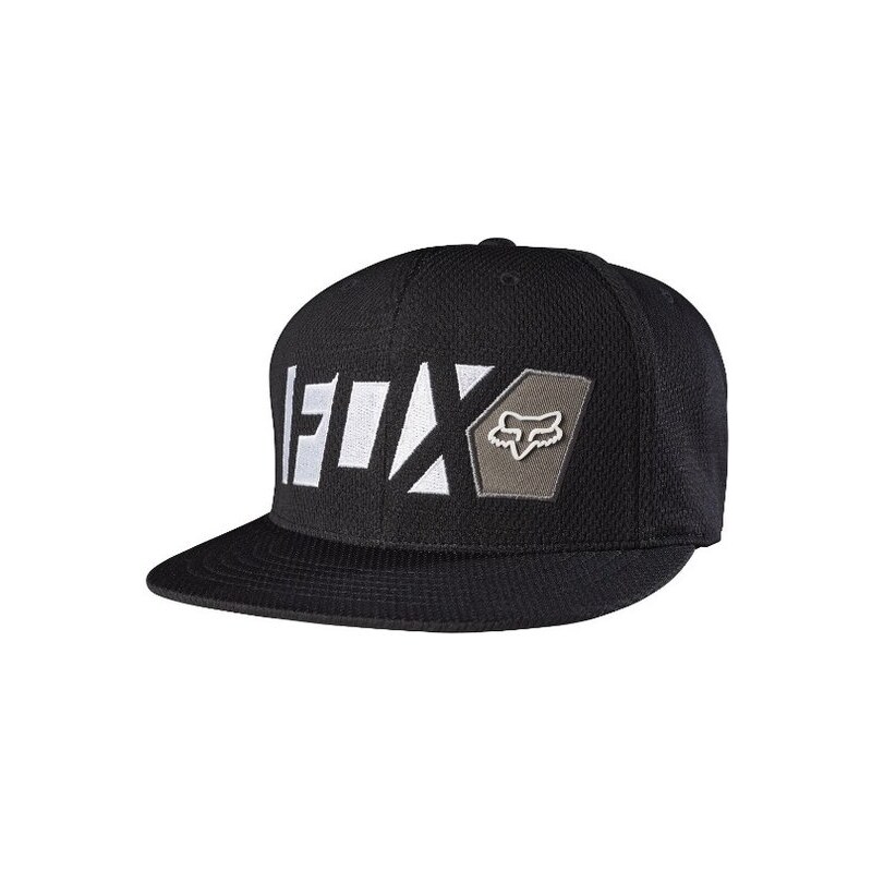 Kšiltovka Fox Lead stretch snapback hat black ONE SIZE