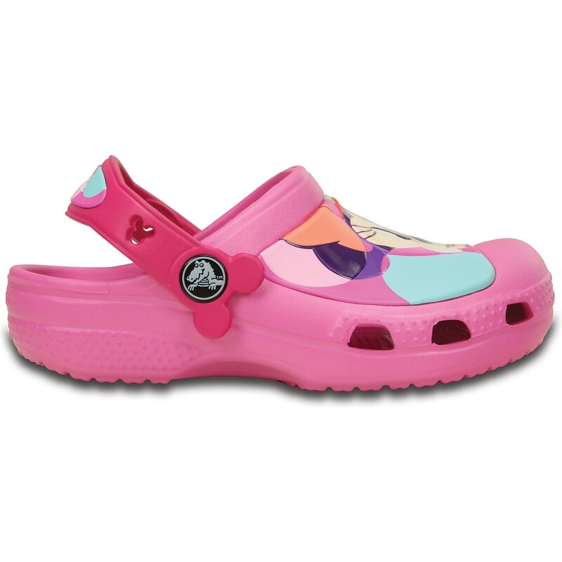 Crocs Clog Girls Party Pink Creative Crocs Minnie Colorblock