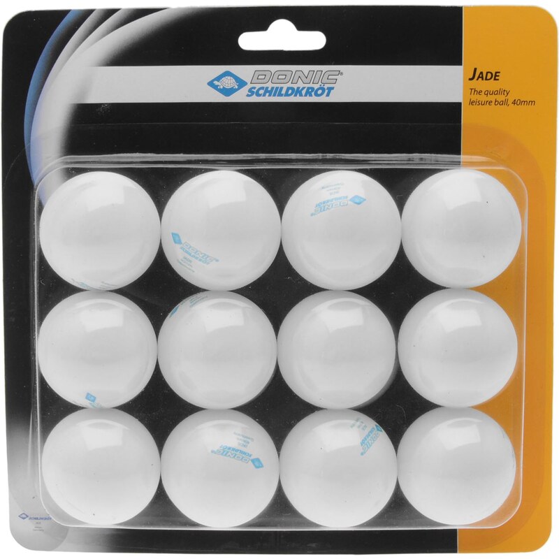 Pingpongové míčky Schildkrot Packet Of 12 bílá