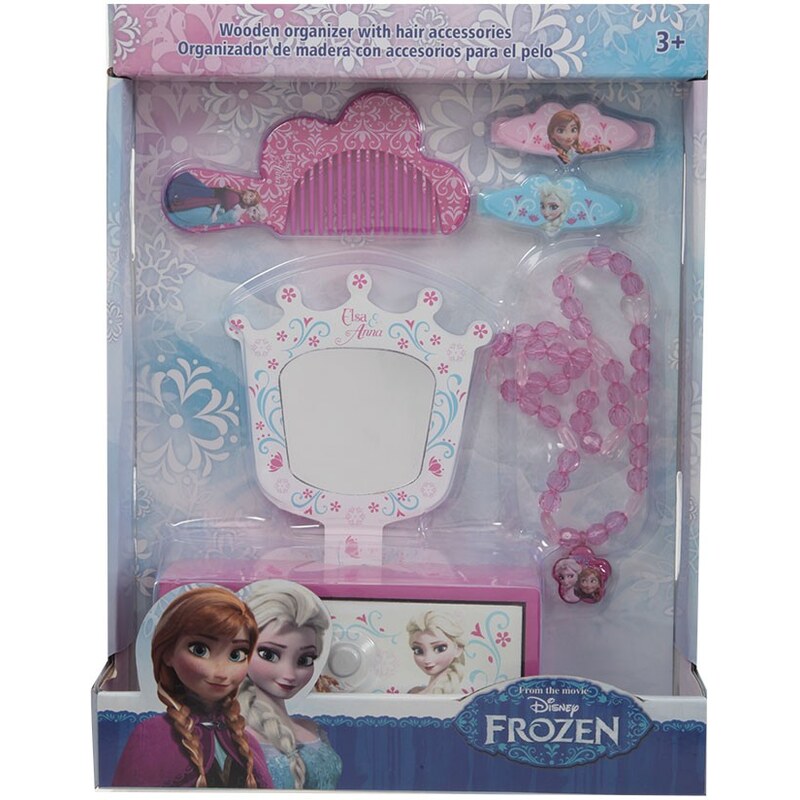 Disney Dívčí set Frozen šperkovnice - růžová