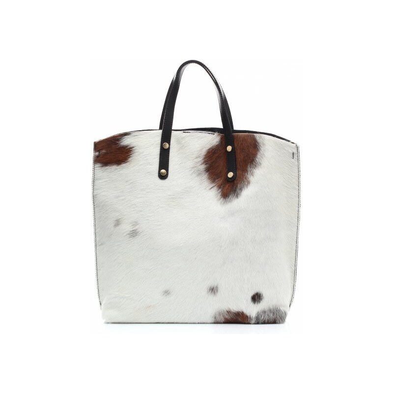Genuine Leather Kožená kabelka Shopperbag s kosmetickou kapsičkou