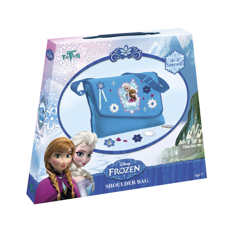 Disney Dívčí set s taškou Frozen - modrý