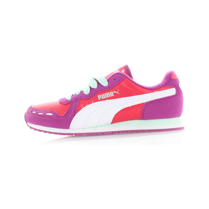 Dámské fialovo-červené tenisky Puma Cabana Racer SL