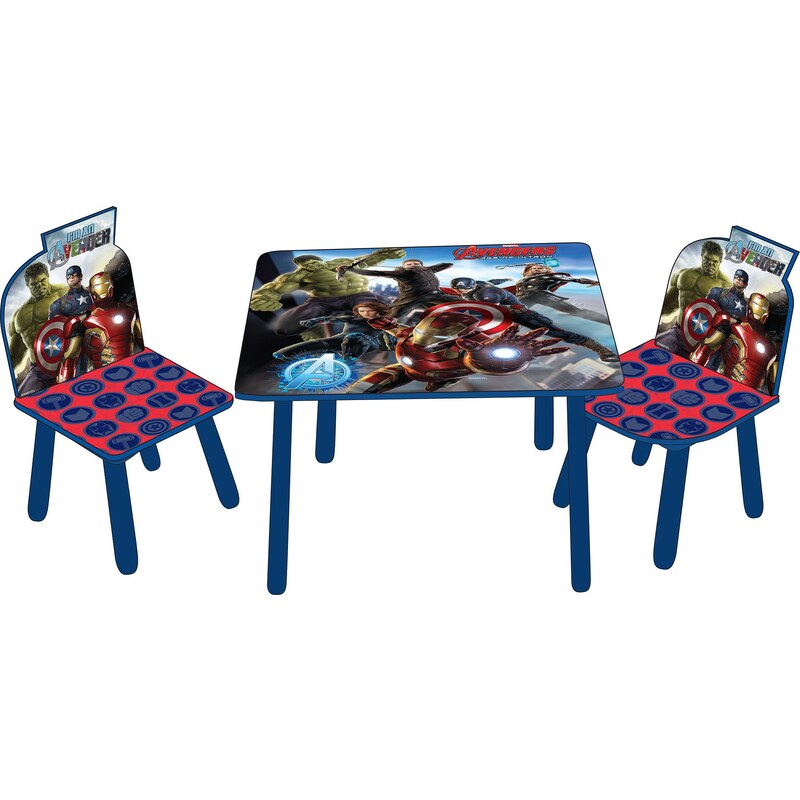 JNH Dětský stůl s židlemi Avengers