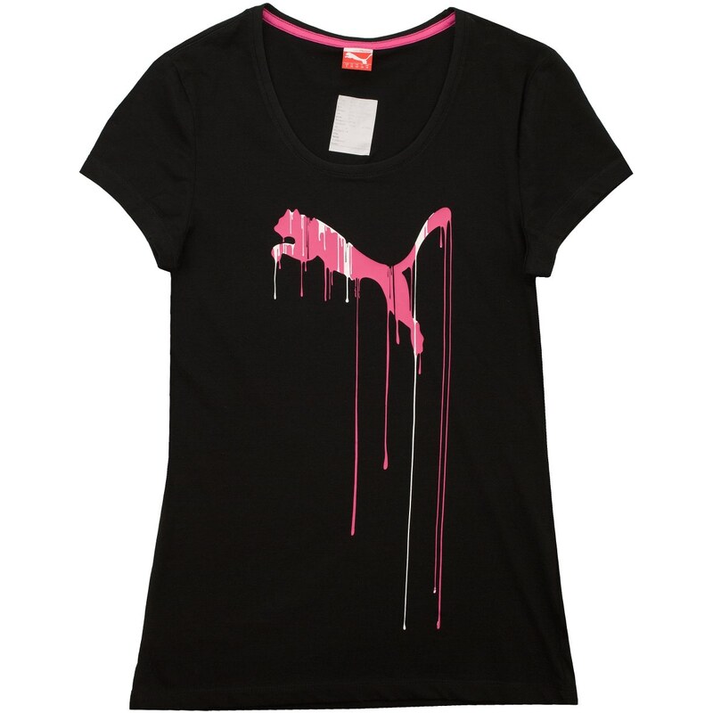 Puma dripping cat Tee černá XS