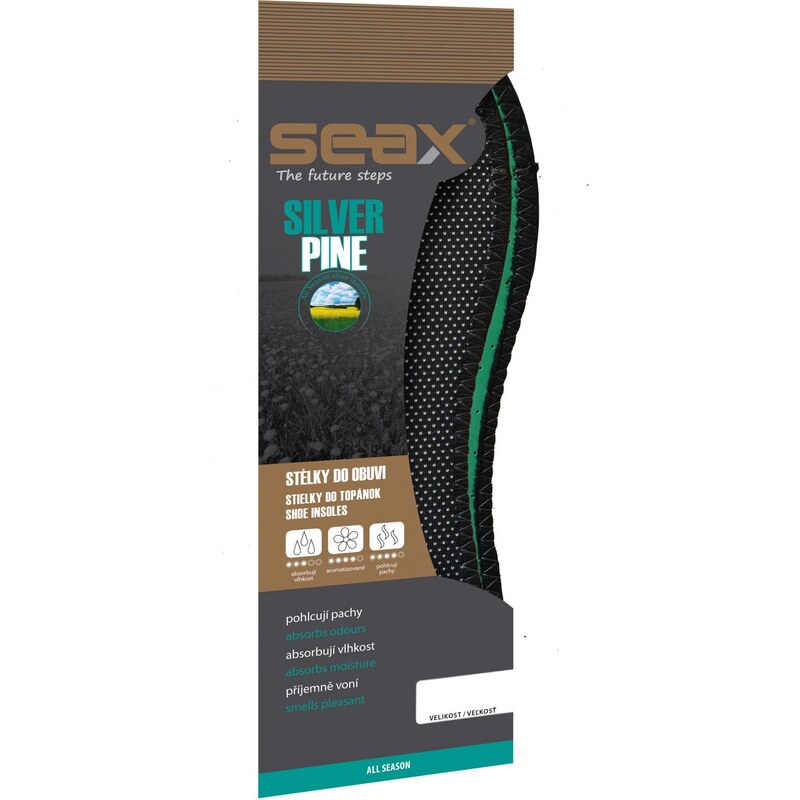 SEAX SEAX vložky do bot Silver Pine ADAD-055 -