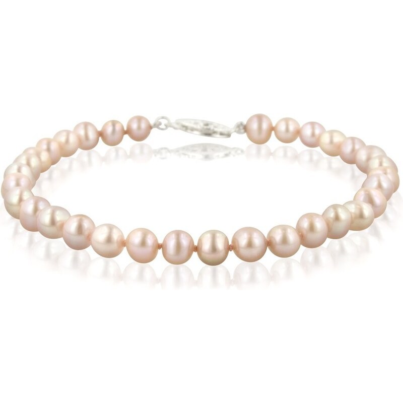 Klenota Perlový náramek růžové perly