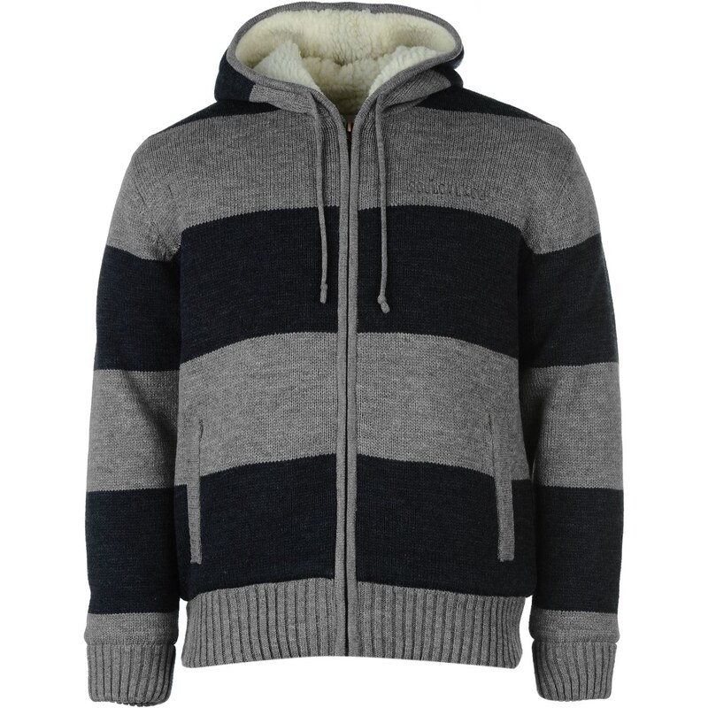 Mikina pánská SoulCal Stripe Navy/Grey Marl