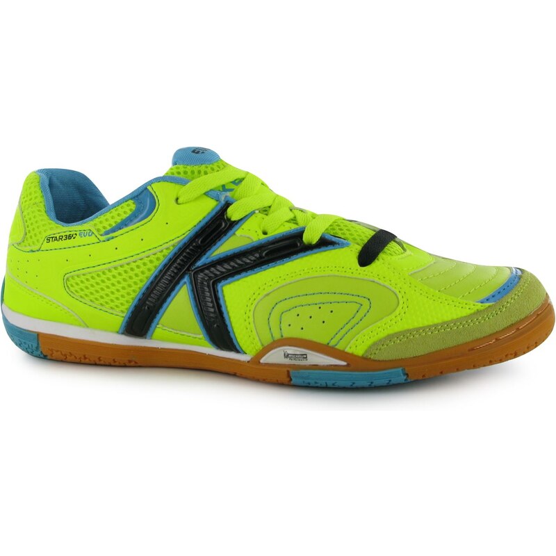 Kelme Star 360evo pánské Indoor Football Trainers Lime/Blue