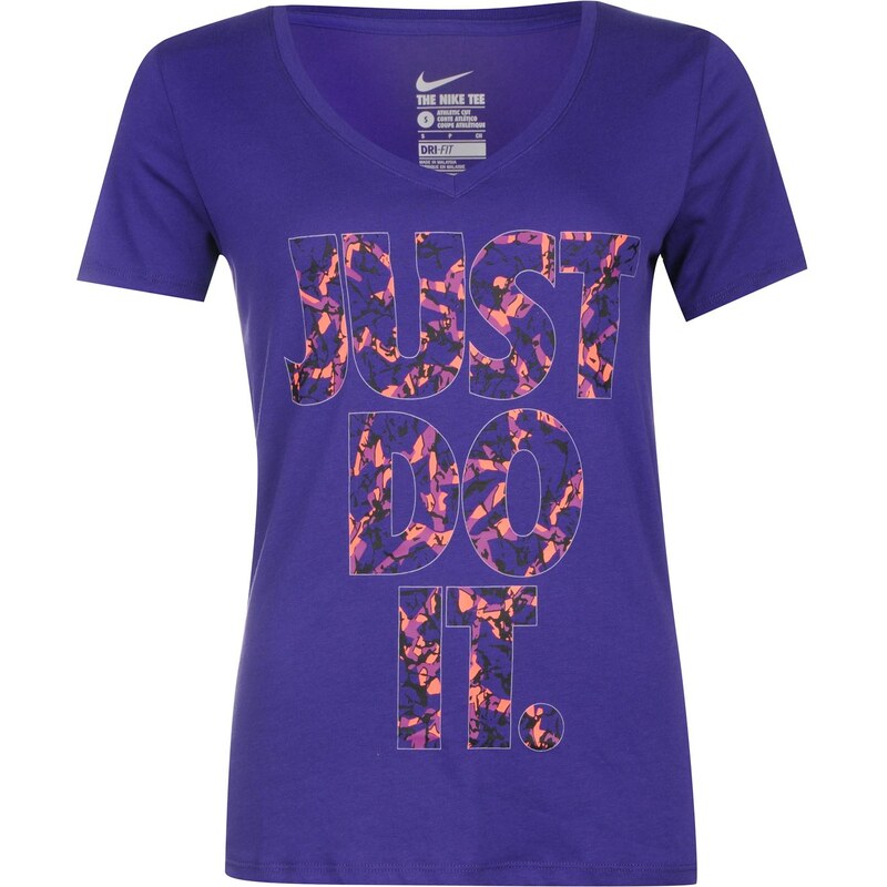 Triko Nike Graphic T Shirt dámské Purple
