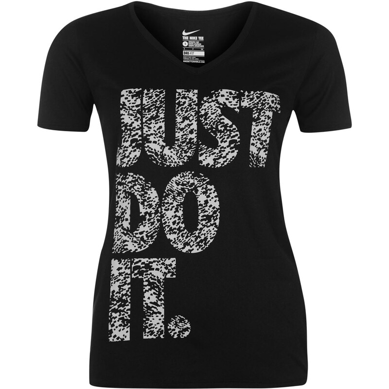 Triko Nike Graphic T Shirt dámské Black/Grey