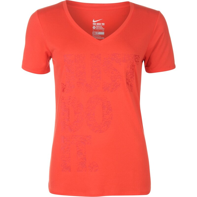 Triko Nike Graphic T Shirt dámské Red