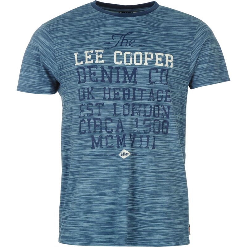 Triko pánské Lee Cooper Logo Blue