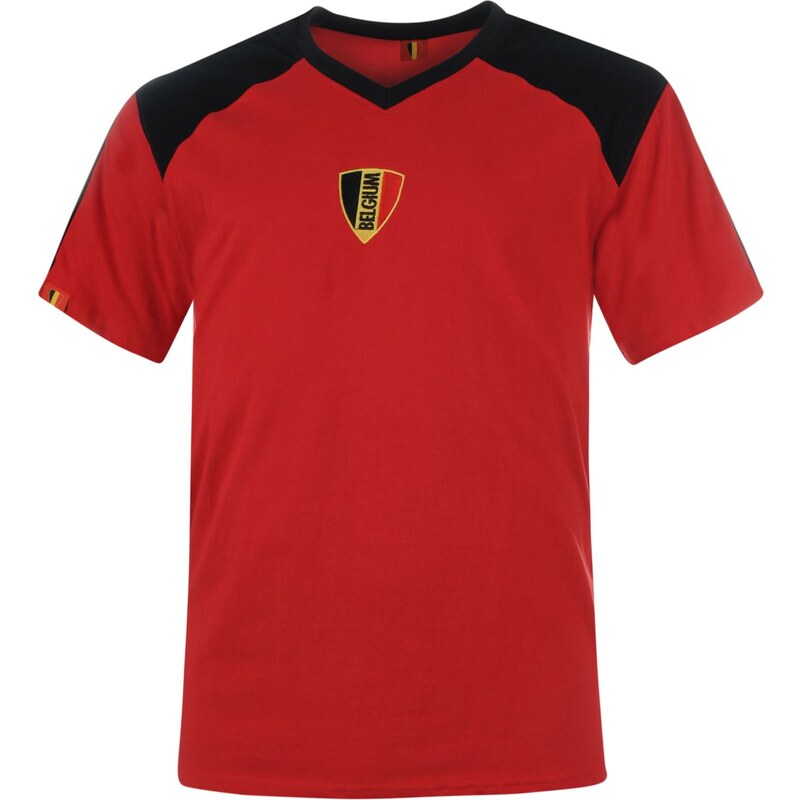 Triko pánské Team Shirt Red/Belgium