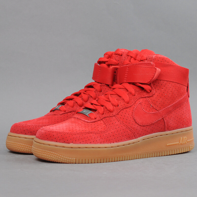 Nike WMNS Air Force 1 HI Suede university red / university red