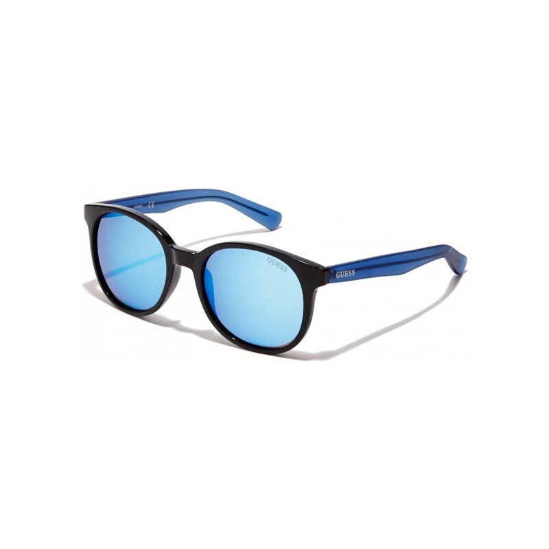 GUESS GUESS Round Logo Sunglasses - blue