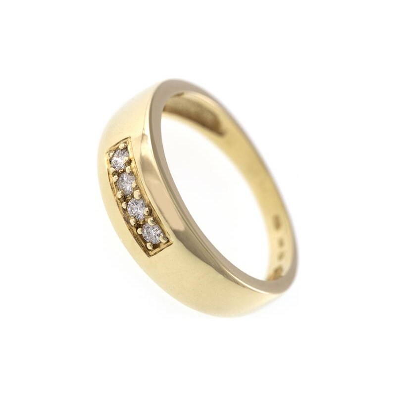 a-diamond.eu jewels s.r.o. (CZ) Prstýnek zlatý s přírodními diamanty zpd331