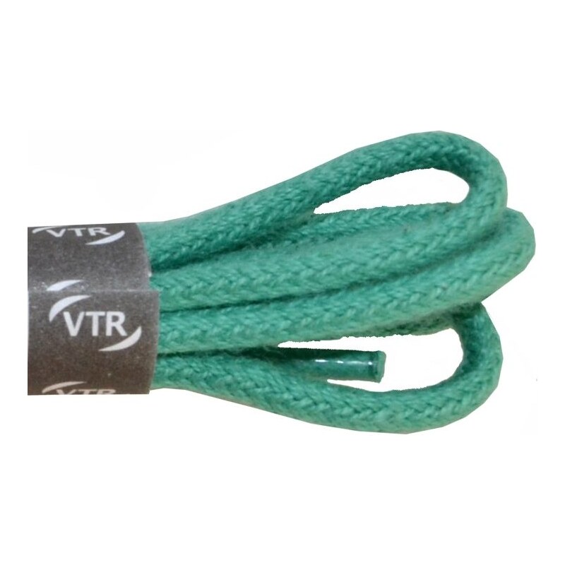 VTR Bavlněné kulaté tkaničky tenké - zelená ADAD-072 cm