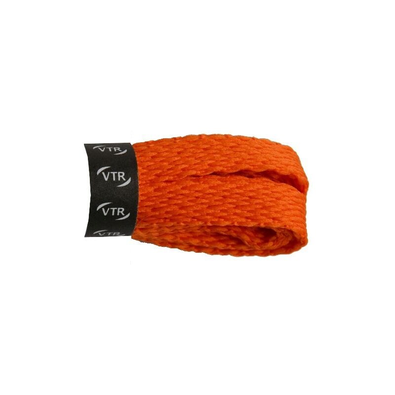 VTR Polyesterové ploché tkaničky - oranžová ADAD-095 cm