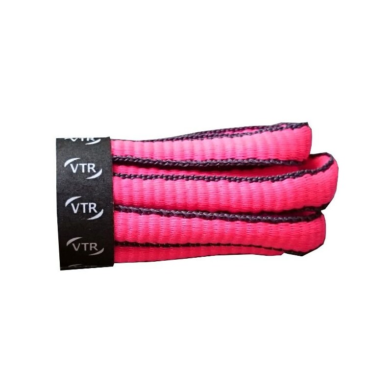 VTR Sportovní peckové tkaničky - fosforově růžová ADAD-104 cm