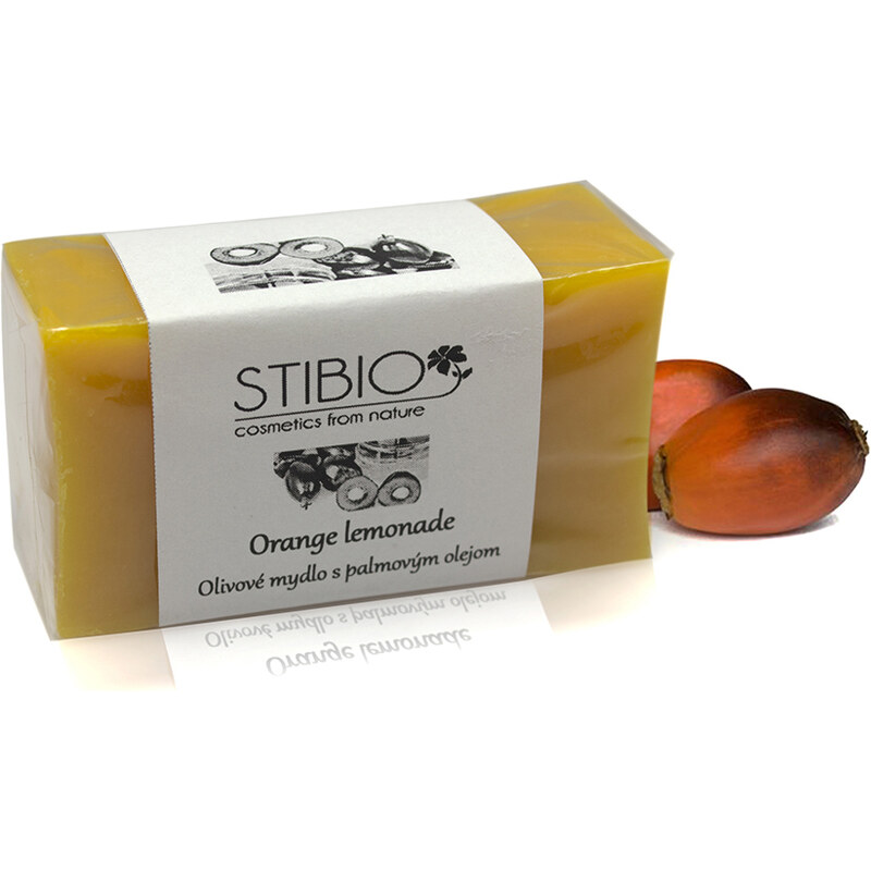 Stibio Přírodní olivové mýdlo s pomerančem Orange Lemonade