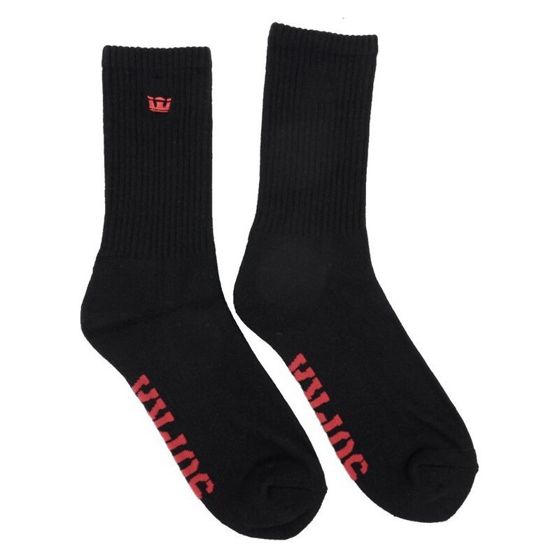 Supra Ponožky ponožky - Accs Icon Crew Sock Black (BLK) Supra