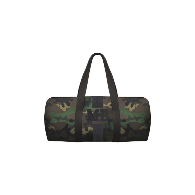Mia Bag Army (unisex) taška - válec černý glitter pás, Barva černá glitter
