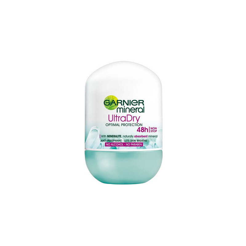 Garnier Minerální deodorant Ultra Dry Roll-on 48h pro ženy 50 ml