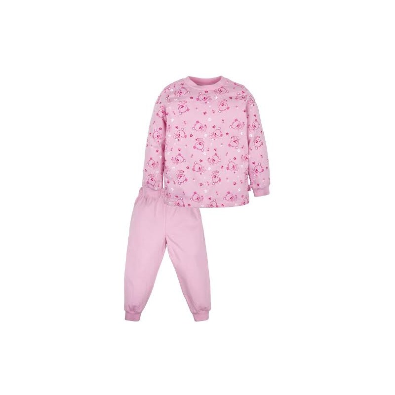 G-mini Dívčí pyžamo Medvídek - růžové