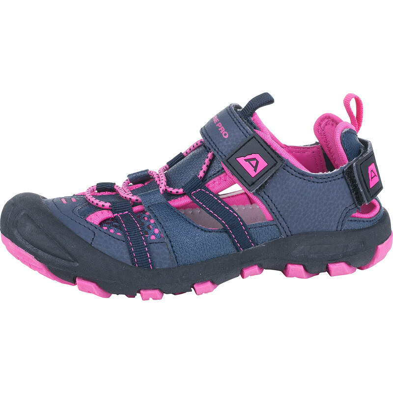 ALPINE PRO Dívčí sandály Bilpin - růžovo-modré
