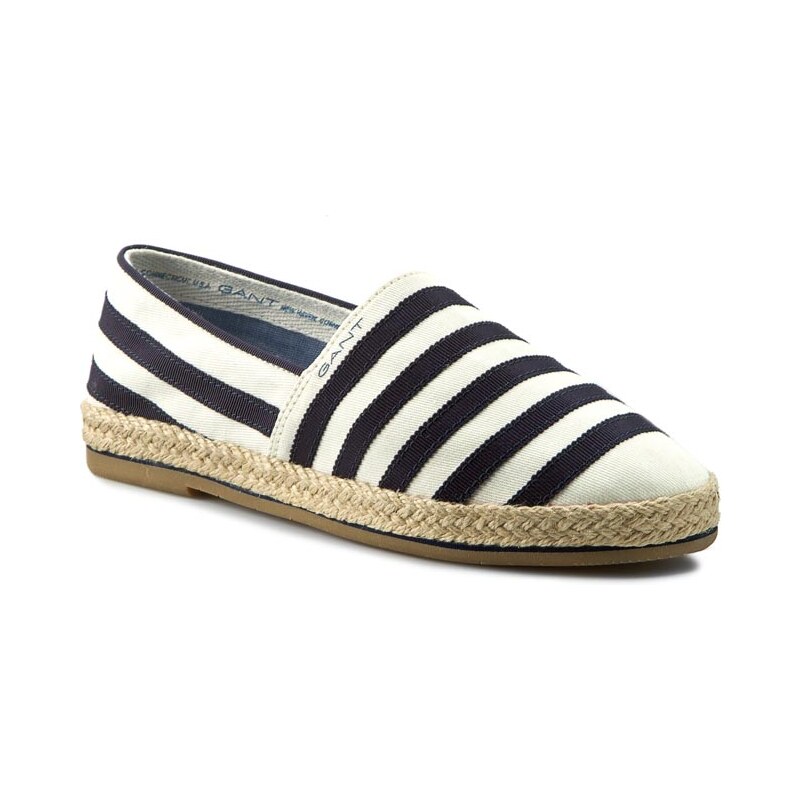 Espadrilky GANT - Gina 12578090 Cream/Navy Blue G06