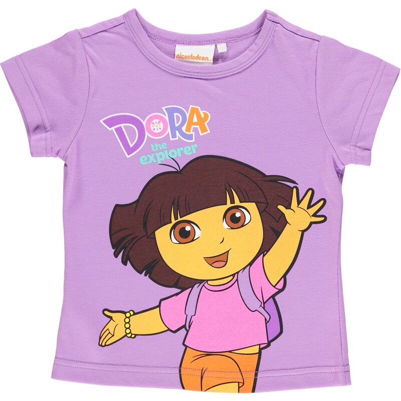 Triko Character Short Sleeved T Shirt Infant Girls Dora