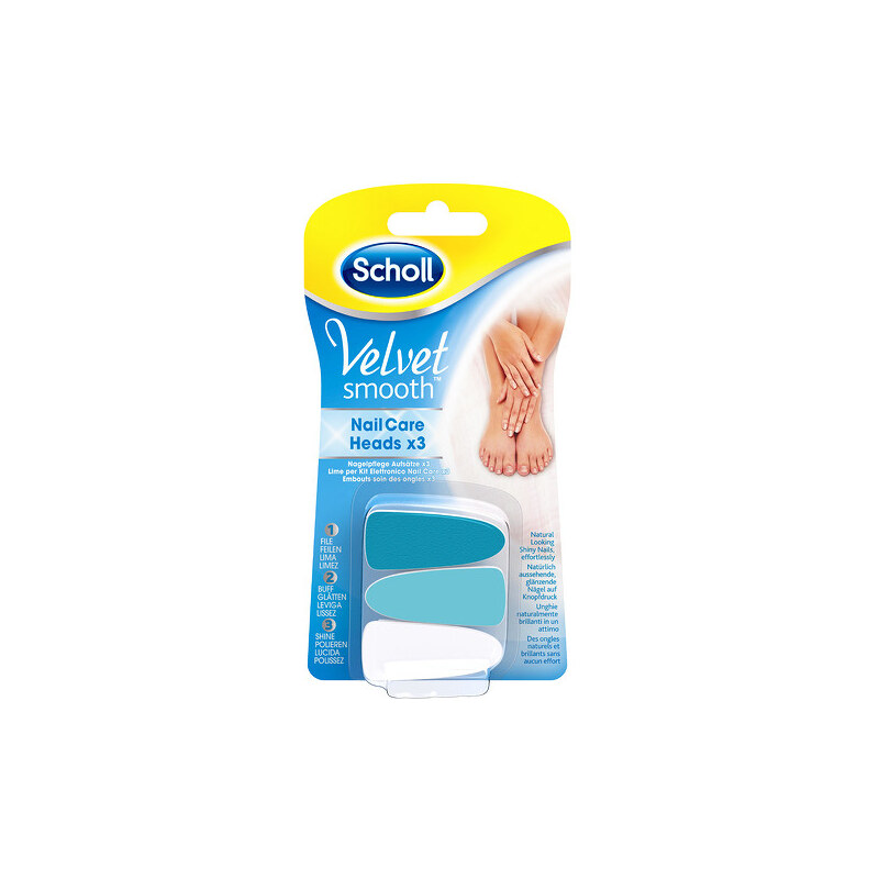 Scholl Náhradní hlavice do elektrického pilníku na nehty Velvet Smooth